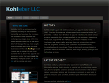 Tablet Screenshot of kohlieber.com